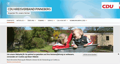 Desktop Screenshot of cdu-kv-pinneberg.de